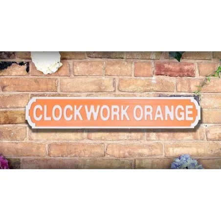 Clockwork Orange Road Sign  Gifts £32.00      product_features