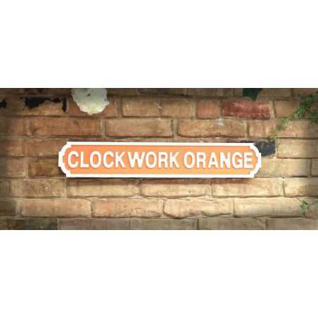 Clockwork Orange Road Sign Retro Gifts  £35.00 Store UK, US, EU, AE,BE,CA,DK,FR,DE,IE,IT,MT,NL,NO,ES,SE