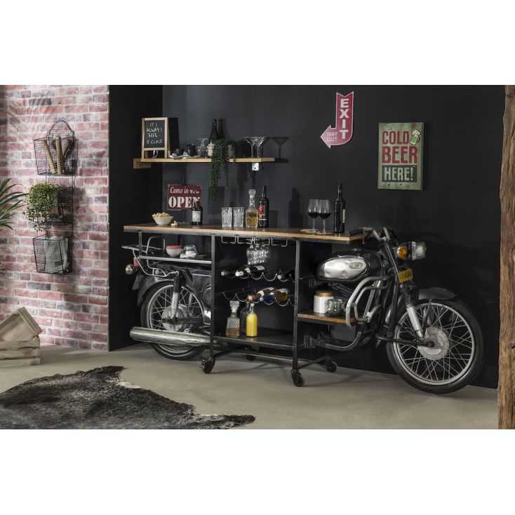 Motorcycle Bar Repurposed Furniture Smithers of Stamford £3,062.50 Store UK, US, EU, AE,BE,CA,DK,FR,DE,IE,IT,MT,NL,NO,ES,SE