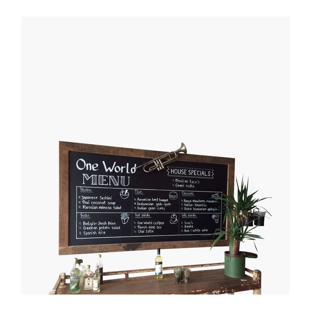 Factory Wall Menu Chalk Blackboard  Wall Art £430.00 product_reduction_percent