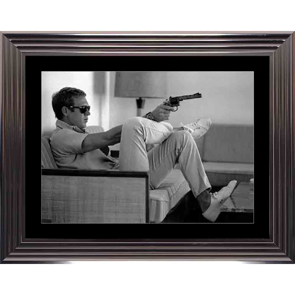 Steve McQueen Framed Art Wall Art £157.00