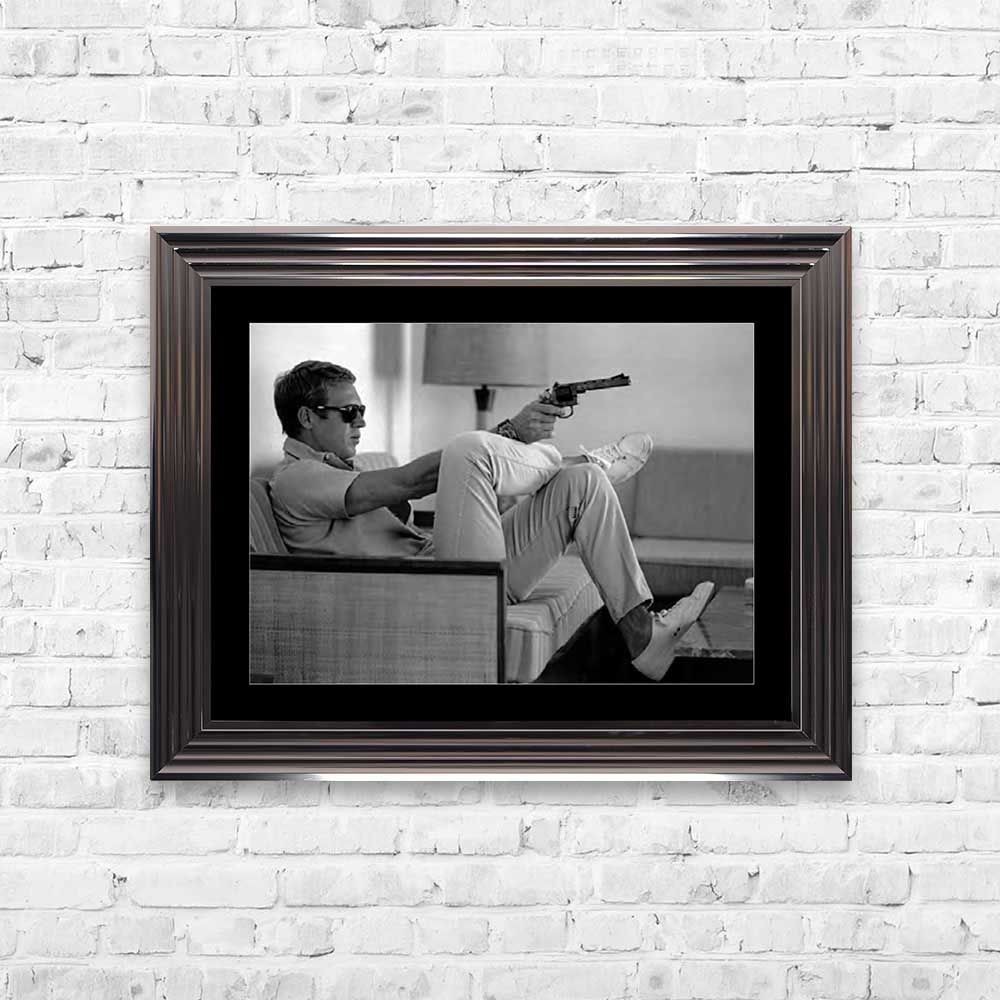 Steve McQueen Framed Art Wall Art £157.00