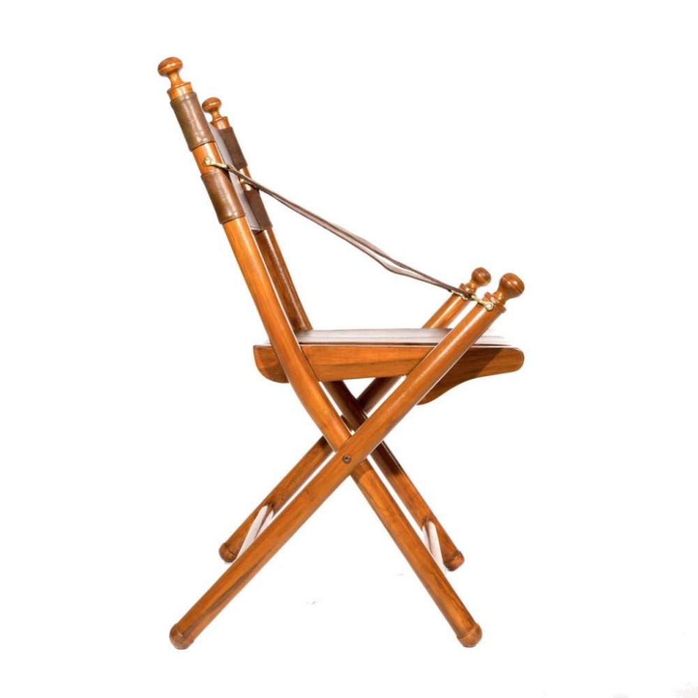 Safari Leather Directors Chair Furniture £261.00