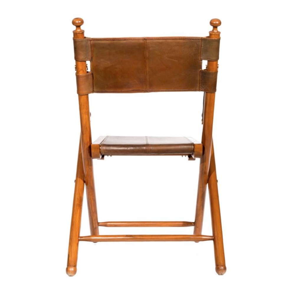 Safari Leather Directors Chair Furniture £261.00