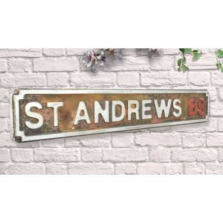 Metal Football Road Signs Christmas Gifts Smithers of Stamford £38.00 Store UK, US, EU, AE,BE,CA,DK,FR,DE,IE,IT,MT,NL,NO,ES,S...