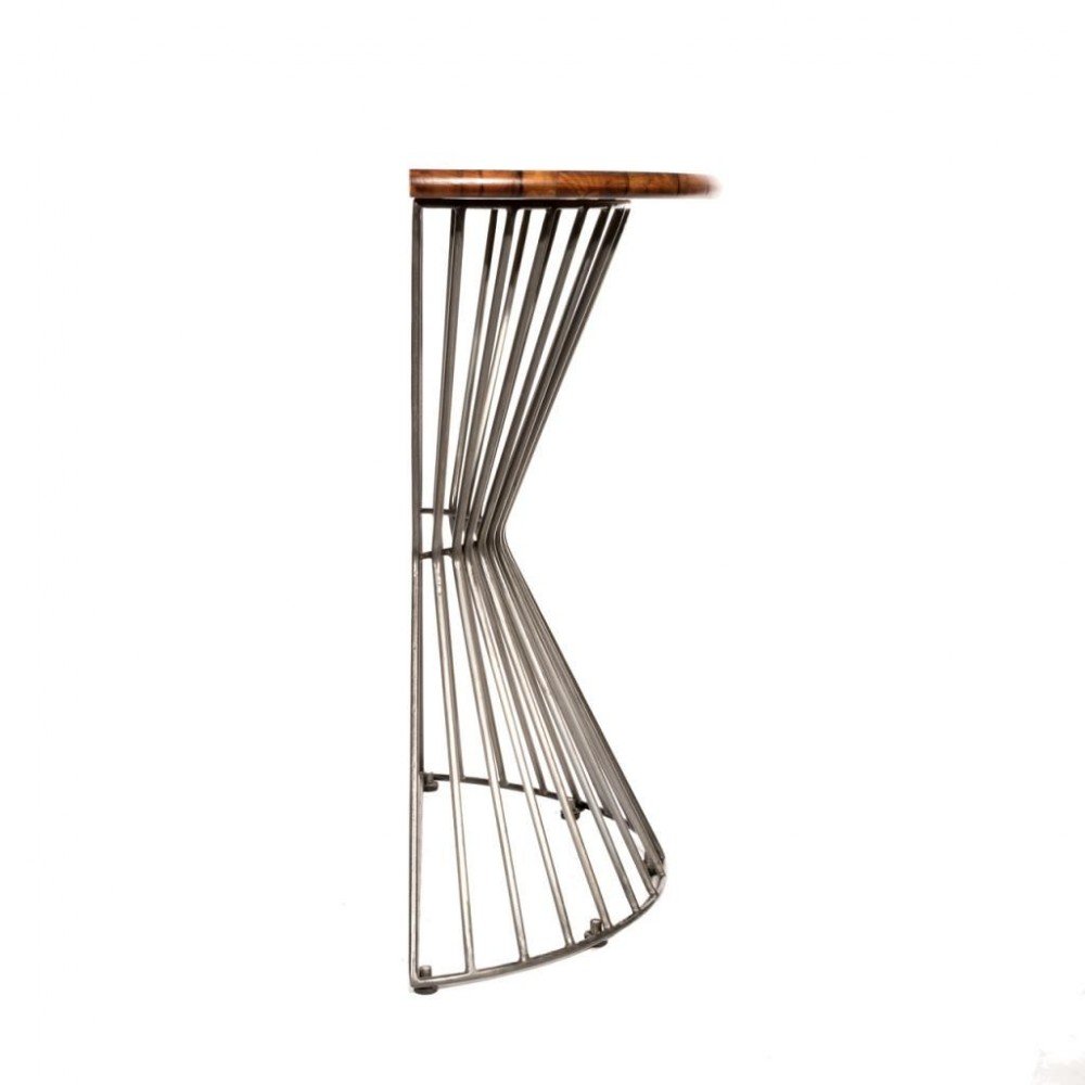 Half Round Console Table Smithers Hallway £367.00 Mango Wood Iron product_features