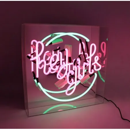 Hey Girls Pink Neon Sign &ndash; Custom Neon Light for Dressing Room Lighting &pound;159.00 product_features