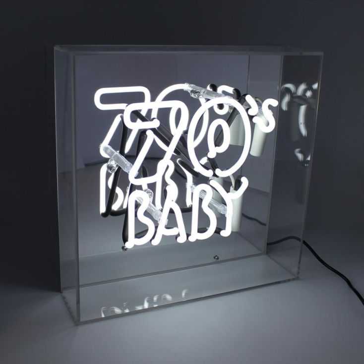 70s Baby Neon Light Neon Signs Smithers of Stamford £89.00 Store UK, US, EU, AE,BE,CA,DK,FR,DE,IE,IT,MT,NL,NO,ES,SE
