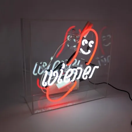 WIENER Hot Dog Neon Sign Seletti Archives £102.00 All Rooms product_features