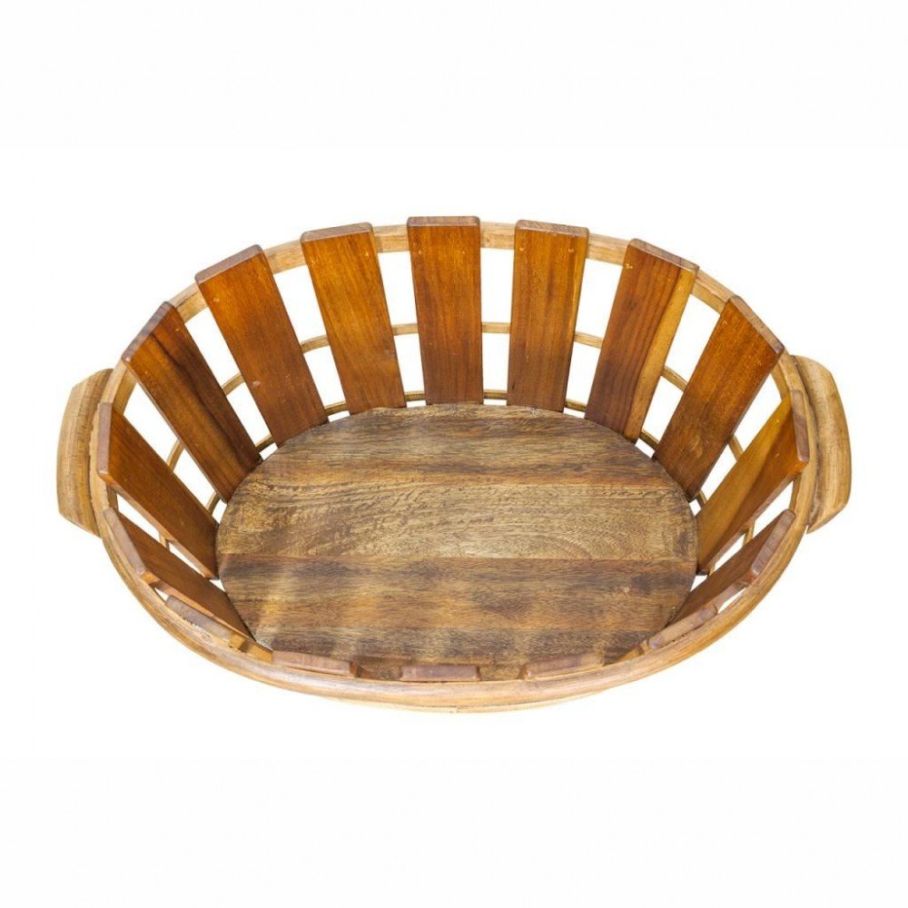 Firewood Storage Basket This And That £200.00 Living Room Mango Wood product_features