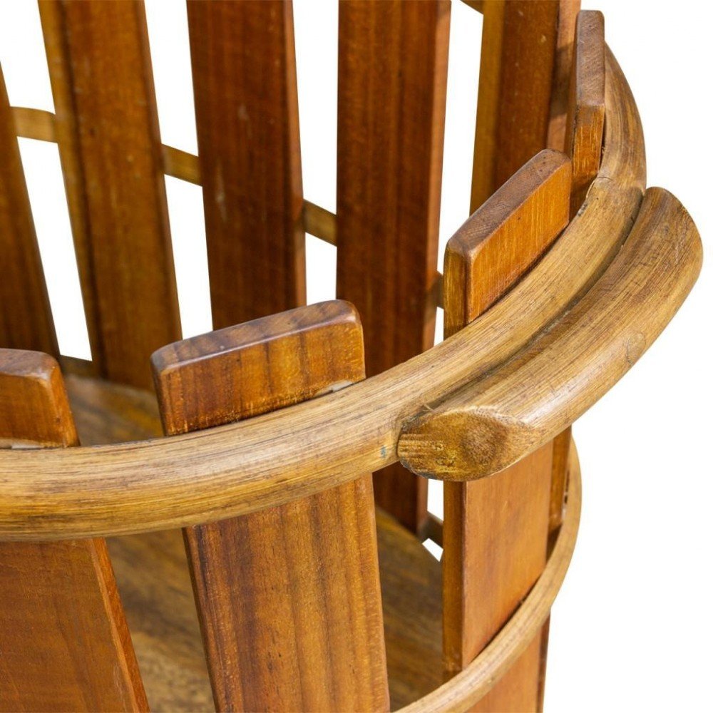 Firewood Storage Basket This And That £200.00 Living Room Mango Wood product_features