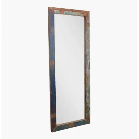 Reclaimed Wood Rectangular Mirror Smithers Reclaimed Wood Furniture £408.00 Living Room Reclaimed Boat Wood product_features