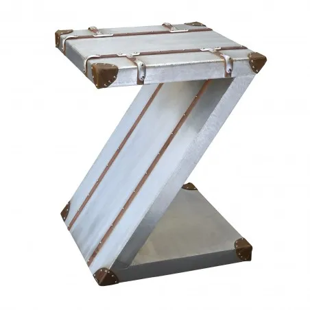 Hawker Industrial Side Table Smithers Aviator £160.00 Hallway MDF Aluminium Plate product_features
