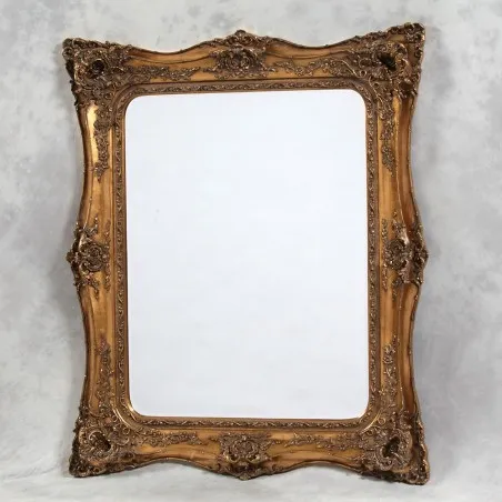 Gold French Square Mirror Smithers Archives £478.00 product_features