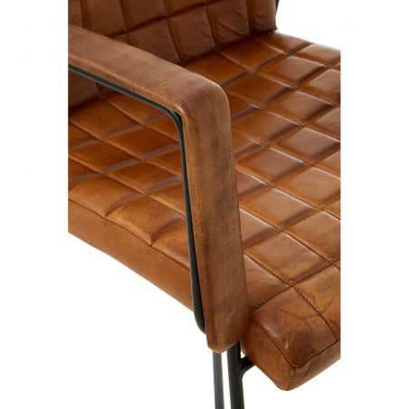 Weave Leather Chair Industrial Furniture Smithers of Stamford £410.00 Store UK, US, EU, AE,BE,CA,DK,FR,DE,IE,IT,MT,NL,NO,ES,SE