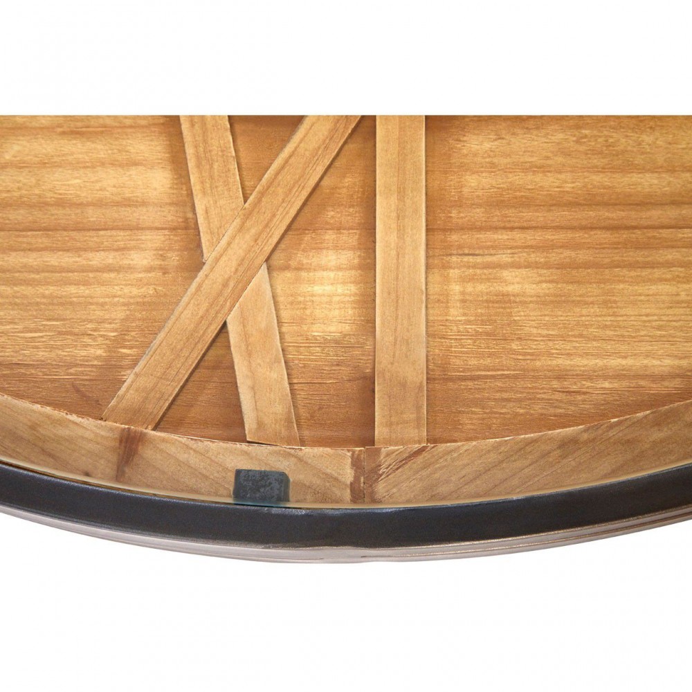 Wood Clock Table Smithers Living Room £481.00 Fir Wood Steel product_features