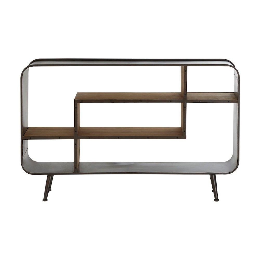 Industrial Shelf Cabinet Smithers Cabinets & Sideboards £408.00 All Rooms Fir Wood Steel product_features