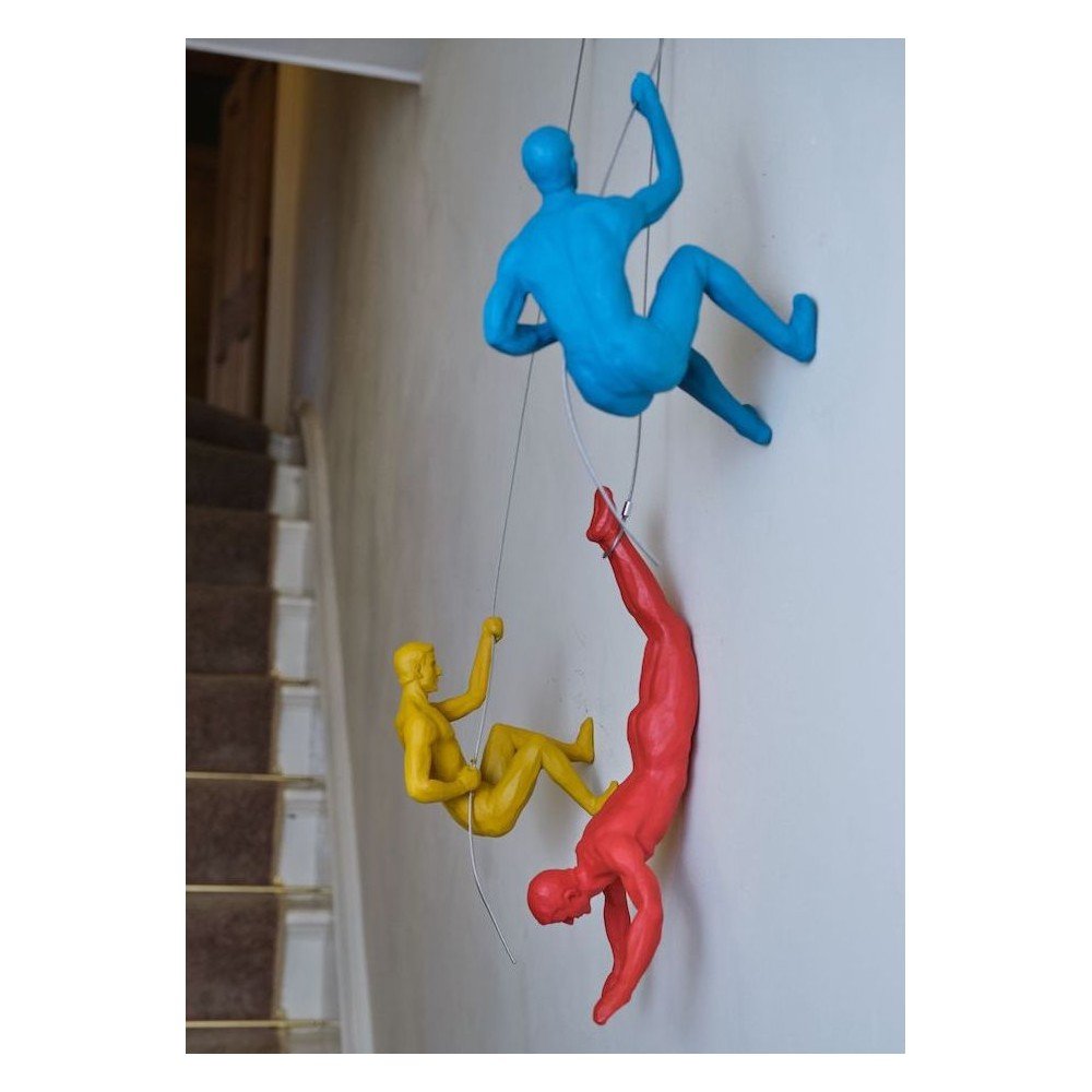 Coloured Climbing Men Wall Art Sculpture Smithers Retro Ornaments £76.00      product_features