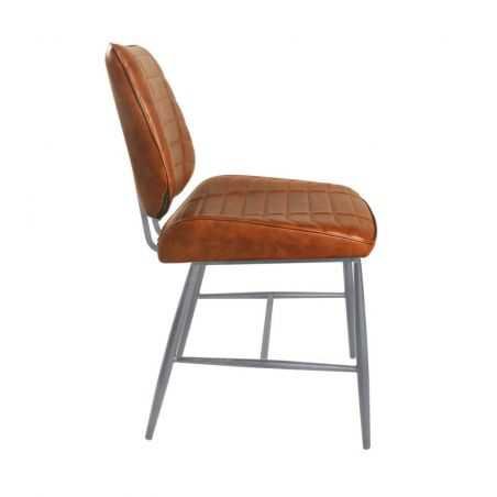 Vegan Leather Dining Chair Chairs Smithers of Stamford £480.00 Store UK, US, EU, AE,BE,CA,DK,FR,DE,IE,IT,MT,NL,NO,ES,SE