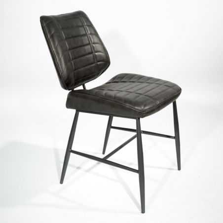 Vegan Leather Dining Chair Chairs Smithers of Stamford £480.00 Store UK, US, EU, AE,BE,CA,DK,FR,DE,IE,IT,MT,NL,NO,ES,SE