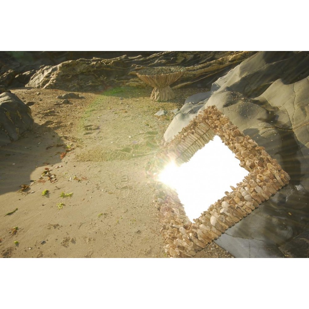 Luxury Driftwood Mirror | Rustic Coastal Decor | Smithers UK Smithers Garden £300.00 Bathroom Reclaimed Wood product_features