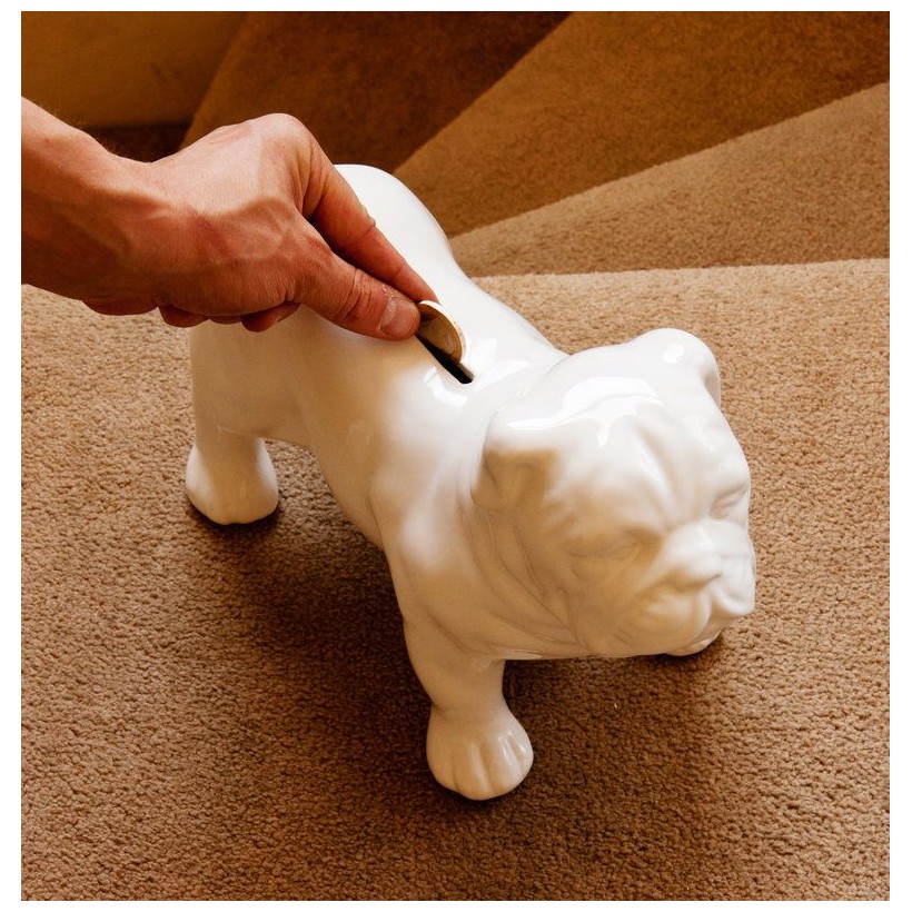 Bulldog Money Box • online store Smithers of Stamford UK