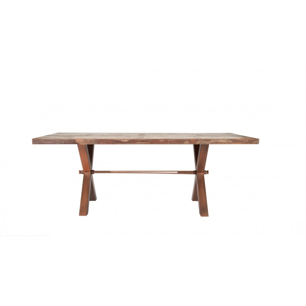 X Leg Reclaimed Boat Wood Dining Table Smithers Dining Room £1,783.33 Dining Room Reclaimed Boat Wood product_features