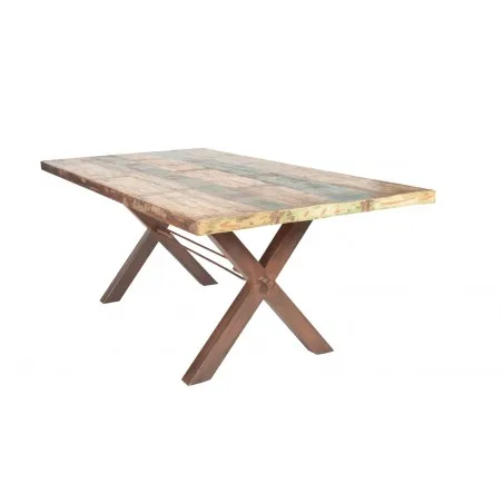 X Leg Reclaimed Boat Wood Dining Table Smithers Dining Room &pound;1,783.33 Dining Room Reclaimed Boat Wood product_features
