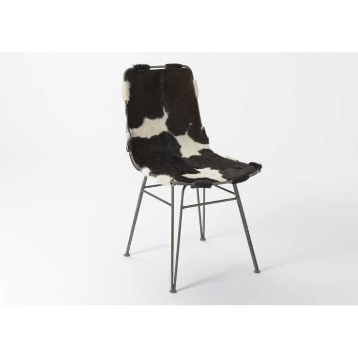 Cowhide Dining Chair Industrial Furniture Smithers of Stamford £ 403.00 Store UK, US, EU, AE,BE,CA,DK,FR,DE,IE,IT,MT,NL,NO,ES,SE