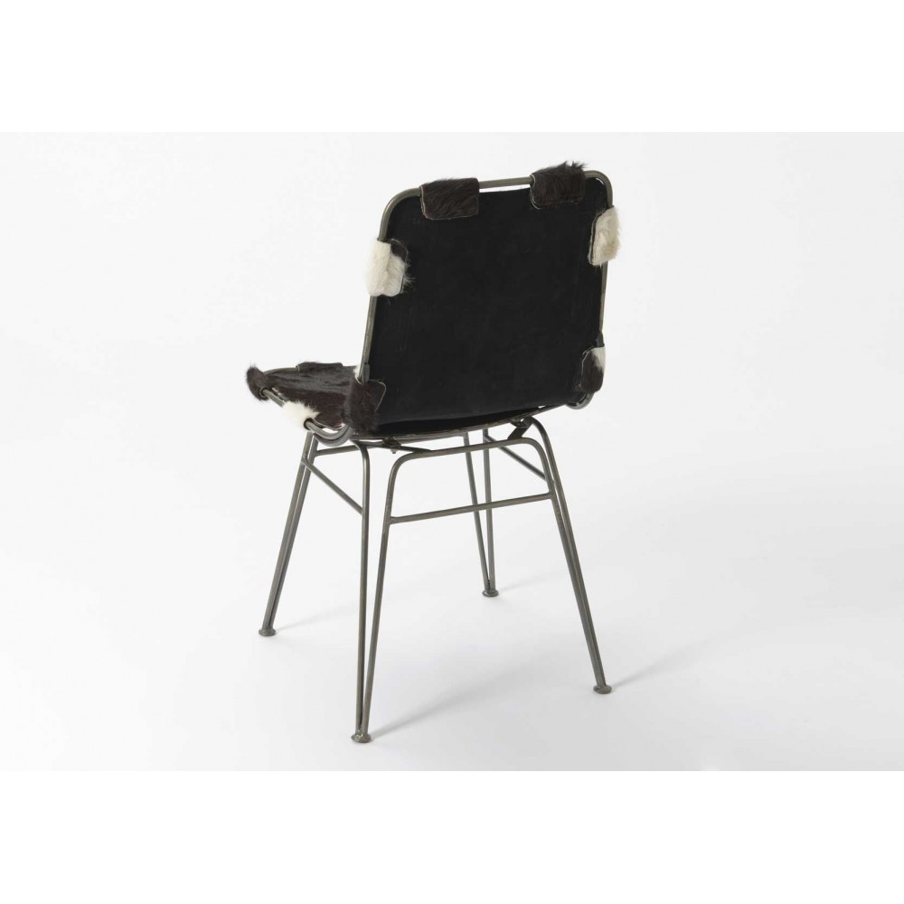 Cowhide Dining Chair Smithers Industrial Furniture £462.00 Dining Room Iron product_features