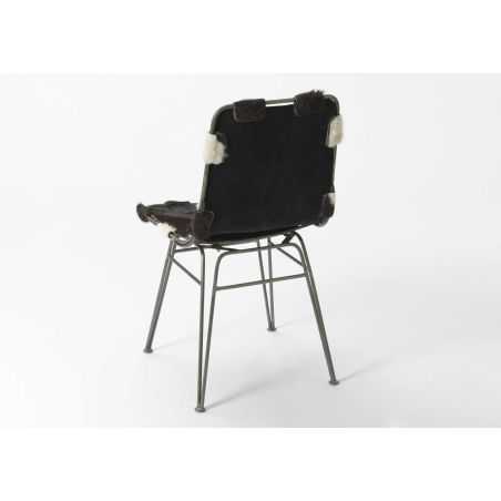 Cowhide Dining Chair Industrial Furniture Smithers of Stamford £503.75 Store UK, US, EU, AE,BE,CA,DK,FR,DE,IE,IT,MT,NL,NO,ES,SE