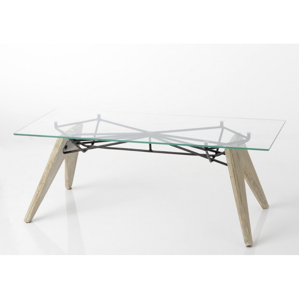 Root Coffee Table Smithers Industrial Furniture £516.00 Living Room Teak Wood Steel product_features
