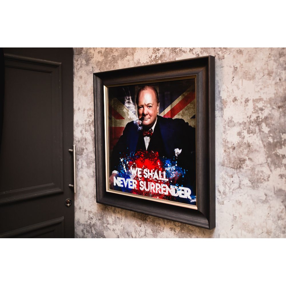 Winston Churchill Picture Wall Art  Wall Art £206.00      product_features