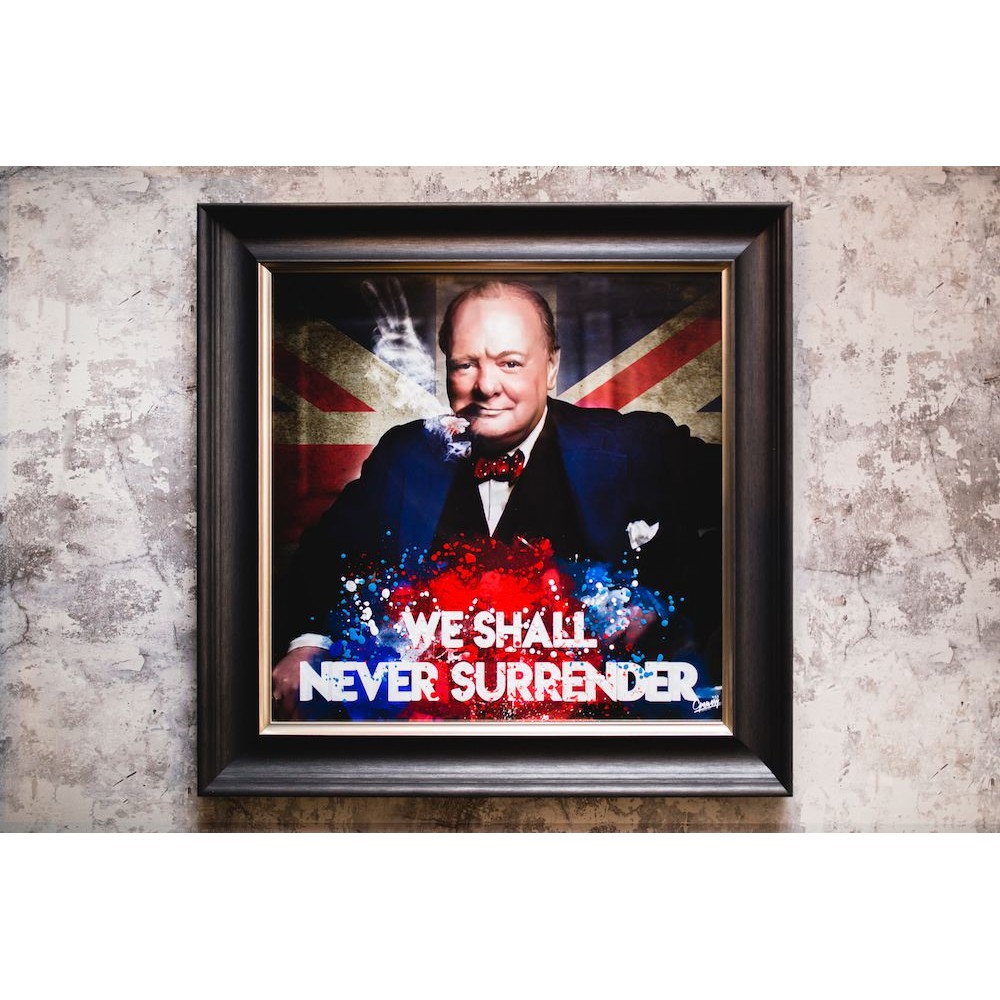 Winston Churchill Picture Wall Art  Wall Art £206.00      product_features