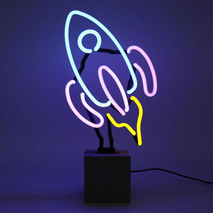Neon Space Rocket Lighting Seletti £92.00 Store UK, US, EU, AE,BE,CA,DK,FR,DE,IE,IT,MT,NL,NO,ES,SE