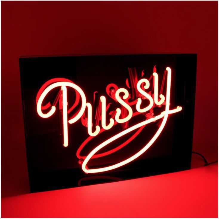 Pussy Neon Light Retro Gifts Smithers of Stamford £129.00 Store UK, US, EU, AE,BE,CA,DK,FR,DE,IE,IT,MT,NL,NO,ES,SE