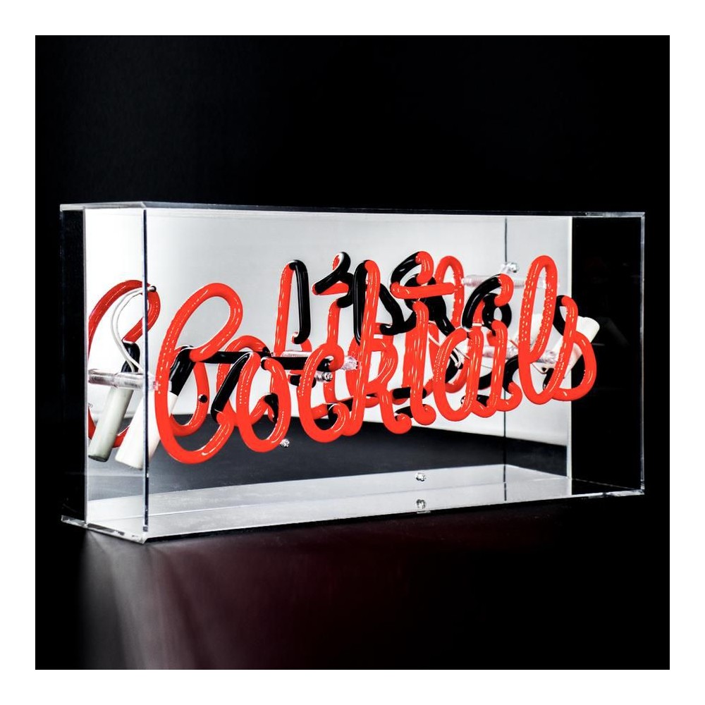 Neon Cocktail Bar Sign – Luxury Glass Tube Light for Home Bar or Party Room Decor Smithers Lighting £139.00      product_feat...