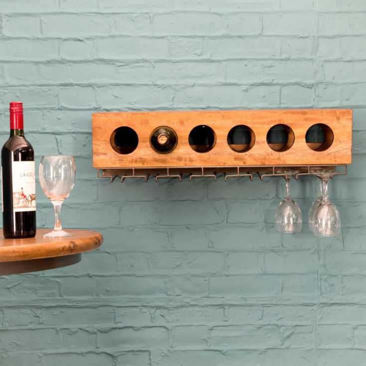 Wall Mounted Wine Bottle Rack Home Cocktail Bars Smithers of Stamford £194.00 Store UK, US, EU, AE,BE,CA,DK,FR,DE,IE,IT,MT,NL...