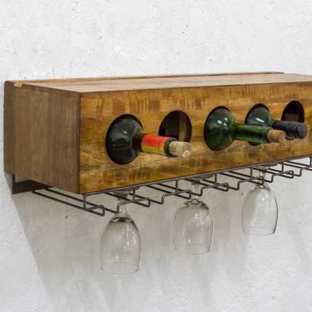Wall Mounted Wine Bottle Rack Home Cocktail Bars Smithers of Stamford £194.00 Store UK, US, EU, AE,BE,CA,DK,FR,DE,IE,IT,MT,NL...