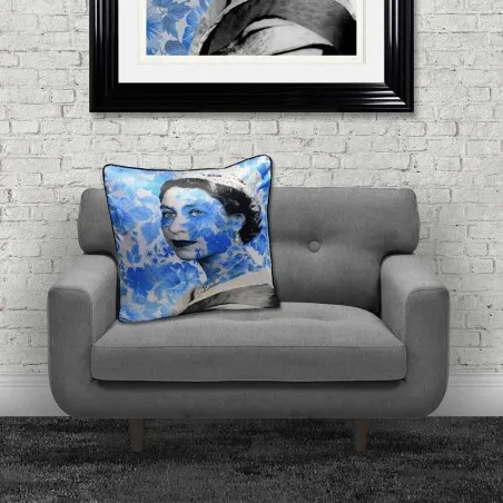 Her Majesty The Queen Elizabeth Cushion  Gifts £57.00      product_features