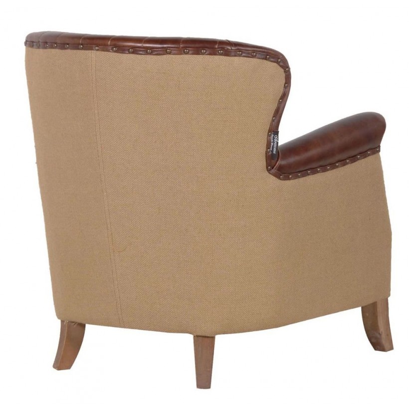 BROWN LEATHER ARMCHAIR * Vintage * Retro * Cool * Best • UK, US & Canada