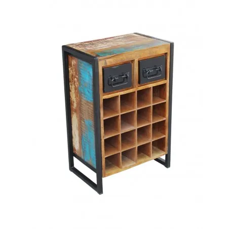 Miami Wine Cabinet Smithers Home Bars &pound;688.00 Kitchen Reclaimed Boat Wood product_features