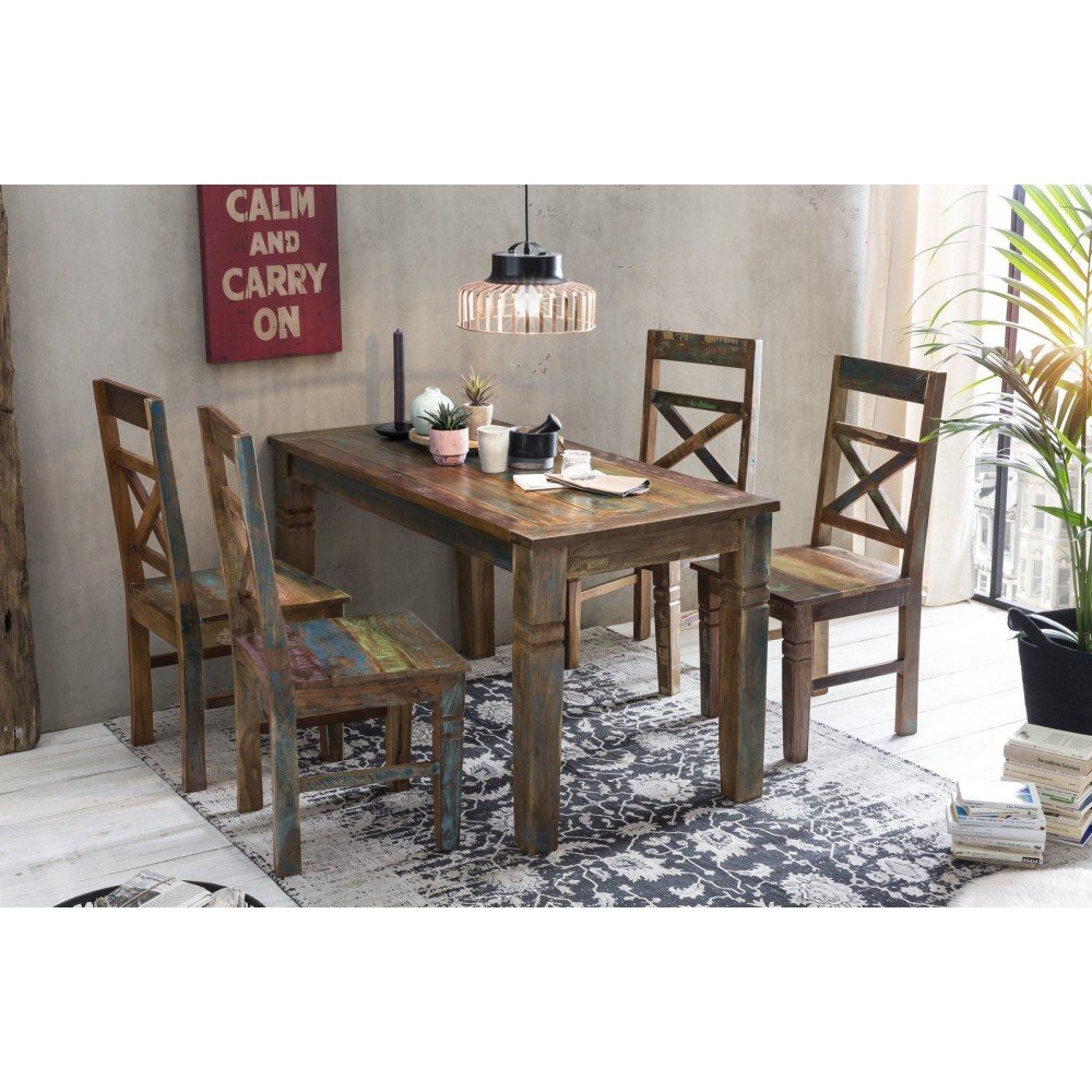 River Thames Dining Table Smithers Reclaimed Wood Furniture £950.00 Dining Room Reclaimed Boat Wood product_features