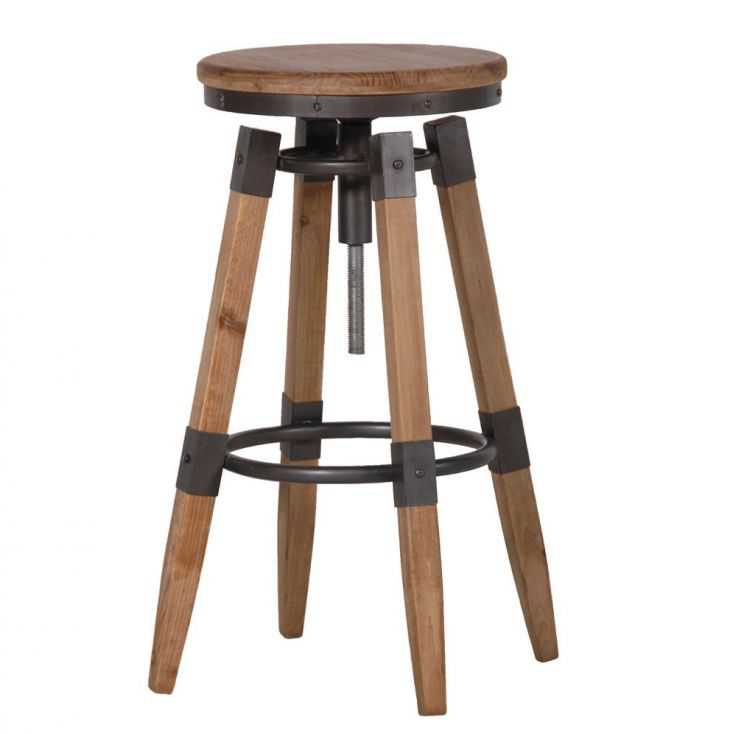 Backless Swivel Counter Stool with Wood Seat Vintage Bar Stools Smithers of Stamford £199.00 Store UK, US, EU, AE,BE,CA,DK,FR...