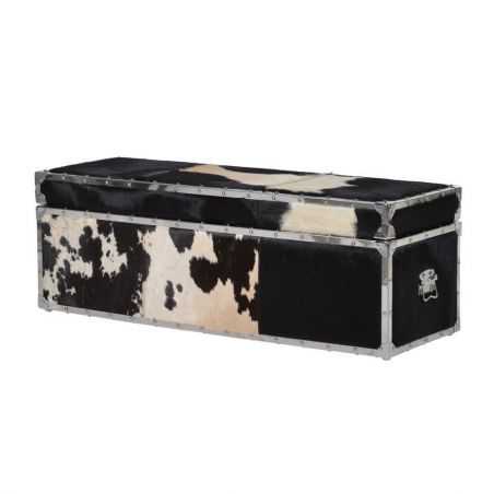 Cowhide Trunk Trunk Chests Smithers of Stamford £1,199.00 Store UK, US, EU, AE,BE,CA,DK,FR,DE,IE,IT,MT,NL,NO,ES,SE