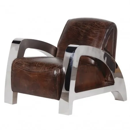 Aviator TomCat Chair Smithers Sofas and Armchairs £2,074.00 All Rooms Stainless Steel product_features