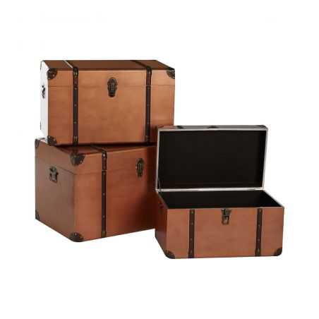 Navigator Copper Storage Trunks Trunk Chests Smithers of Stamford £420.00 Store UK, US, EU, AE,BE,CA,DK,FR,DE,IE,IT,MT,NL,NO,...