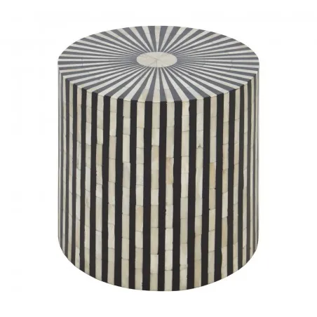 Fusion Monochrome Black And White End Side Table Side Tables & Coffee Tables £345.00 Living Room product_features