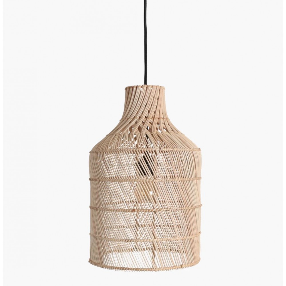Rattan Bottle Pendant Ceiling Lamp Smithers Lighting £192.33 Wicker product_features