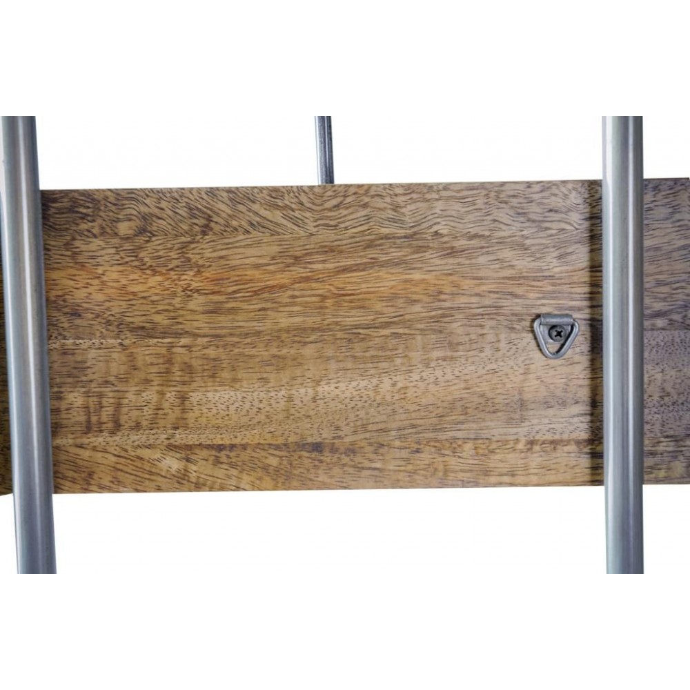 Coat Rack With Bench Seat Smithers Storage £688.00 Utility Mango Wood Steel product_features